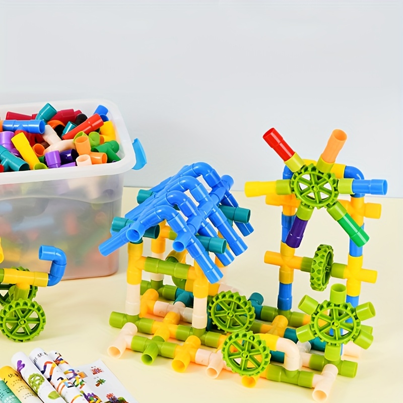 Design Your Own Plumbing Blocks Educational Toy Set