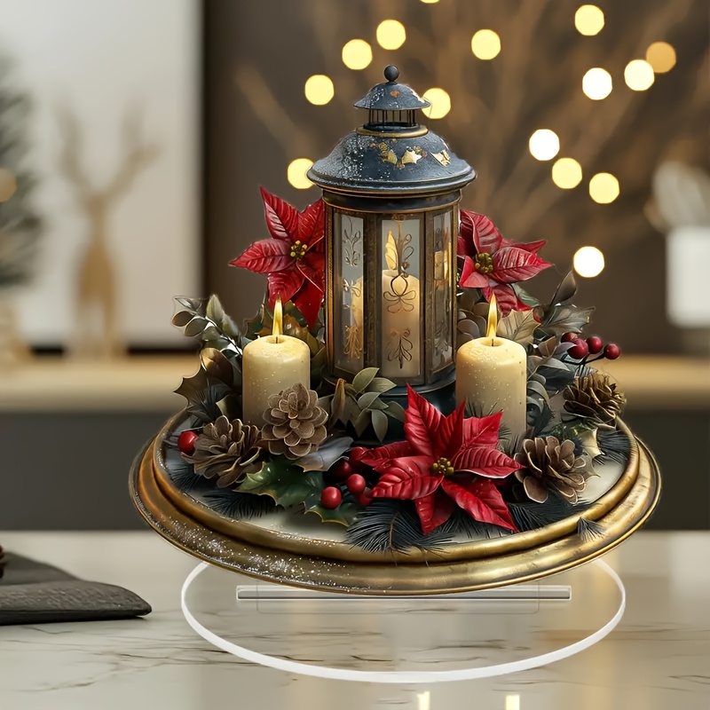 

1pc - Decorative Plaque And , For , / Use, For Christmas, , And , And