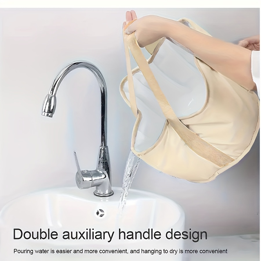 3pcs portable foldable   soak tub unscented non electric collapsible     with reinforced Product details 4