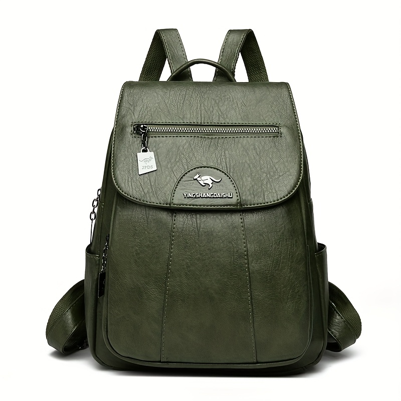 2025 new large capacity womens backpack fashionable and versatile featuring a simple and vintage design suitable for shoulder and crossbody use Product details 16