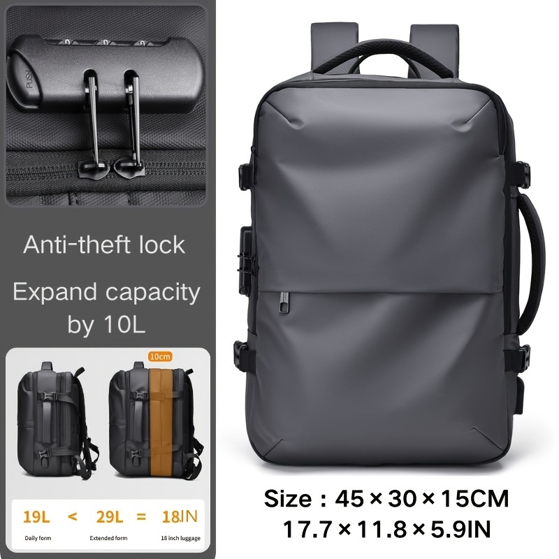 Backpack with locking compartment hotsell