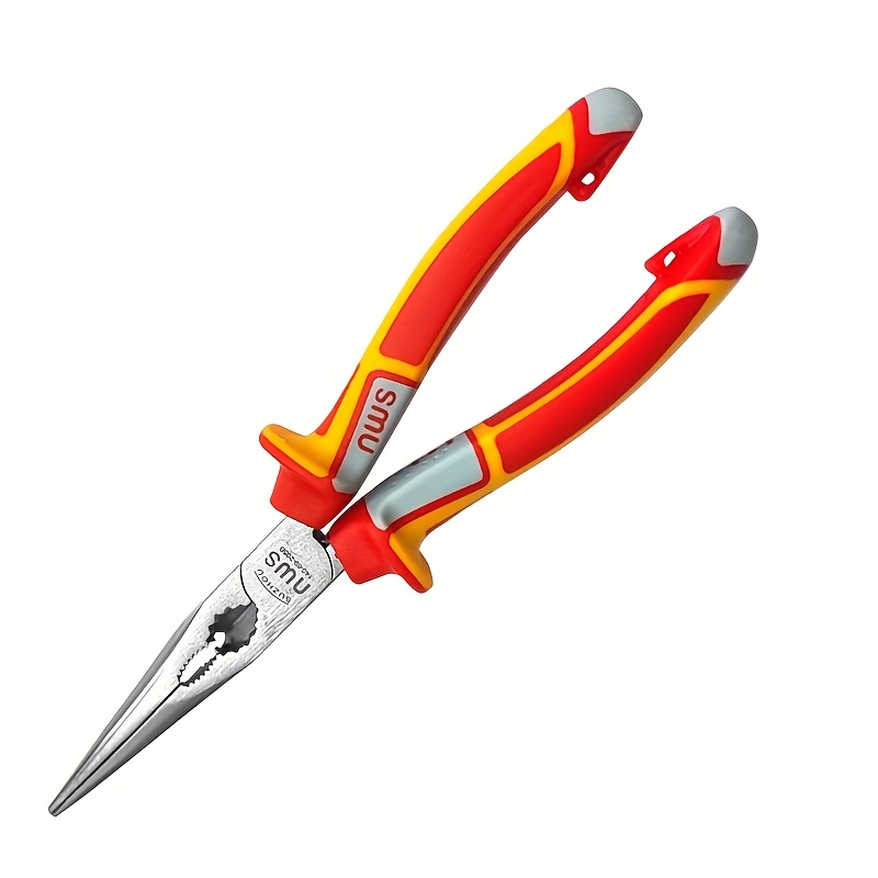 E-shop Professionelle 7" & 8" Mehrzweck-Drahtzangen - Industriequalität, Spitzzange, Diagonalzangen mit Großkopf für Elektriker, Heimreparaturen und
