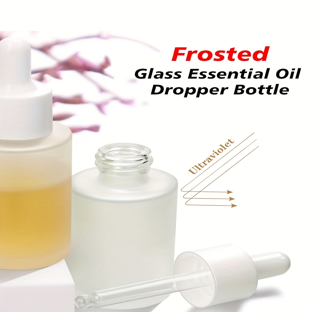 3er set 20 ml mattierte glasflaschen leere