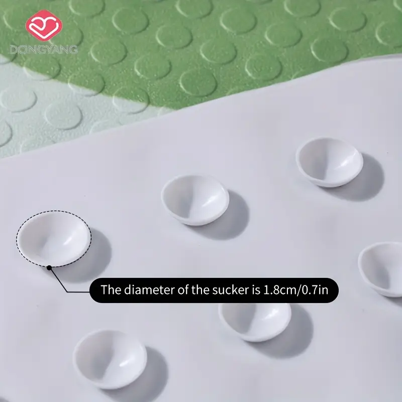 1pc of brand christmas decoration floor mat anti slip bathroom mat easy to clean bath mat bathtub mat with strong suction cup long shower mat for home use quick draining suitable for shower rooms hotel restroom bathroom bathtubs Product details 4