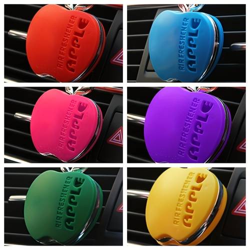 car air freshener colorful shaped perfume diffuser vent clip perfume essential oil tablets car perfume decoration accessories for men and women