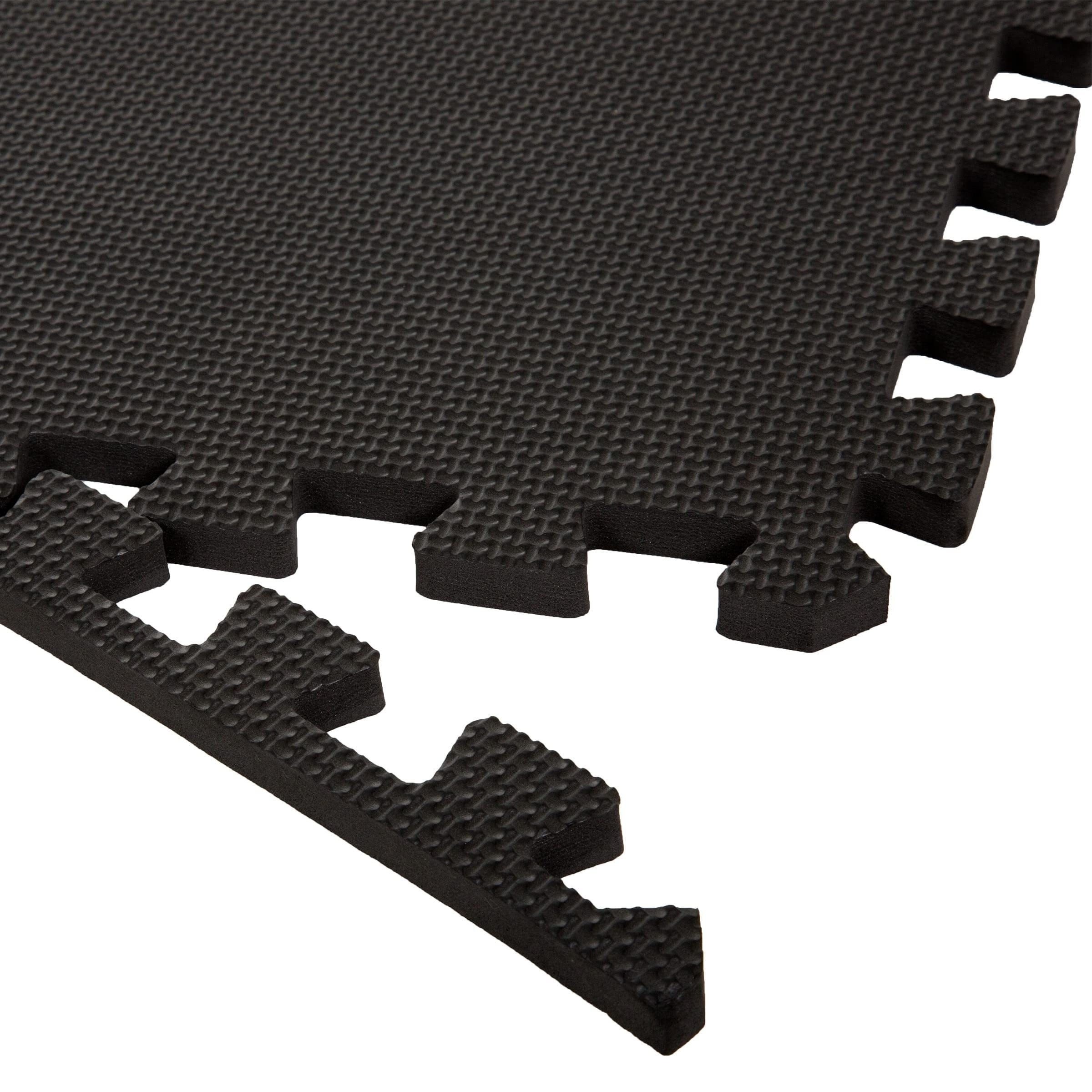 60cm 24in Eva Foam Flooring Tiles 6pcs Puzzle Pieces Non Toxic Floor  Padding For Playroom Gym Black - Toys & Games - Temu