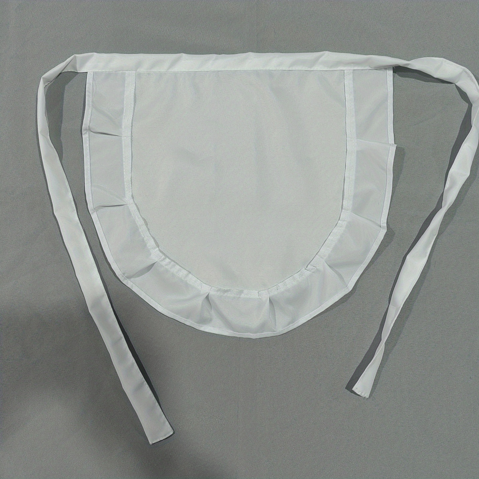 TEMU Grembiule Piccolo con Bordatura in Pizzo - Costume da Gioco di Ruolo a Puro per Natale, Matrimoni, Feste - Grembiule Resistente da Mantenere per