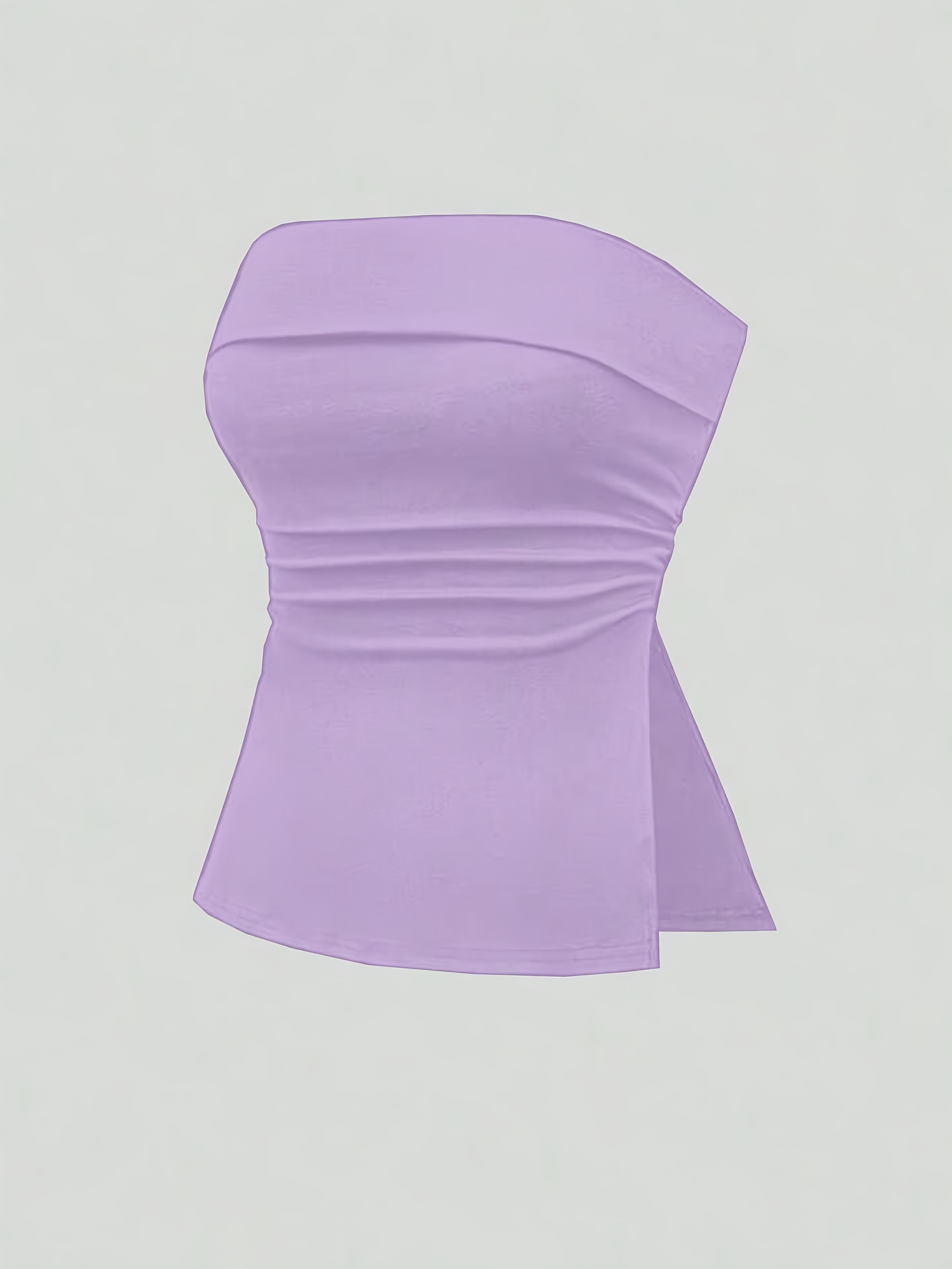 トップス S lace up curve tops purple theredthread Lace-Up Crop Top - Purple Crushed Velvet & Rainbow | Peridot