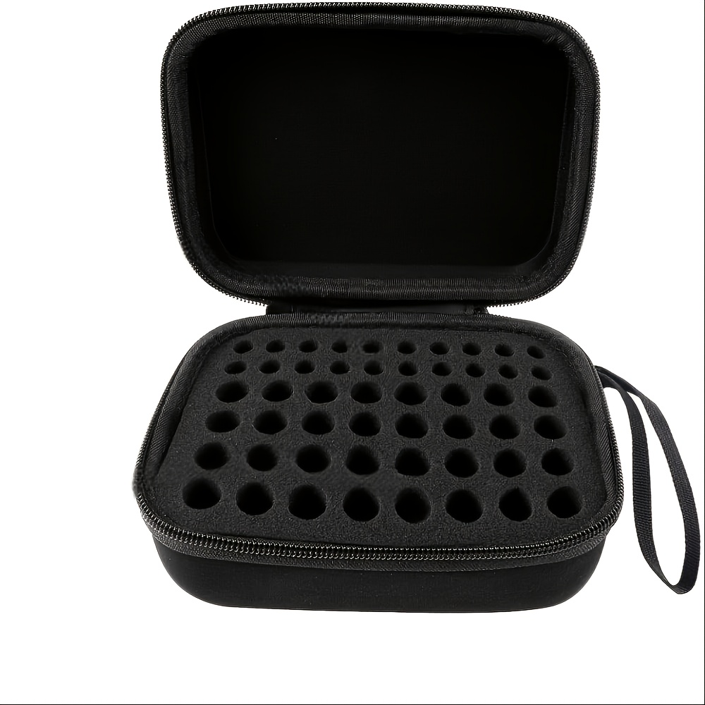 Hard Battery Organizer Storage Box Carrying Case Bag - Holds 32 X Aa, 20 X Aaa, Total 52 Batteries Tester Not Included)