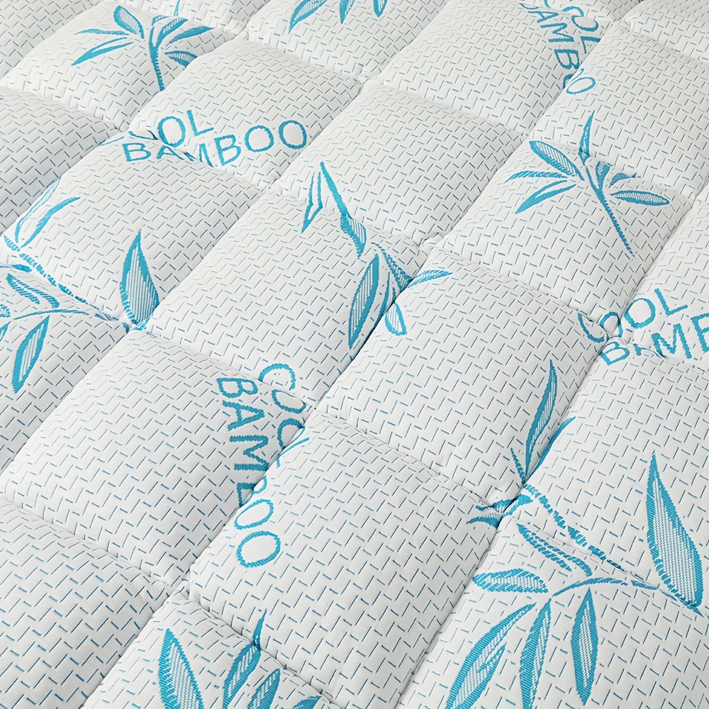 TEMU Luxury Mattress Topper Bedding Mat Pad Fitted Cover All Sizes, Zipped Mattress Cover, Mattress Topper Extra Thick, Mattress Protector Full Size,