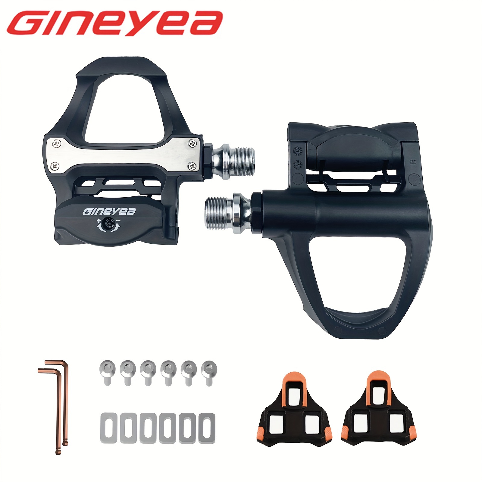 Professional Road Bike Pedals Lightweight Bicycle Pedals With Cleats Set Compatible With System