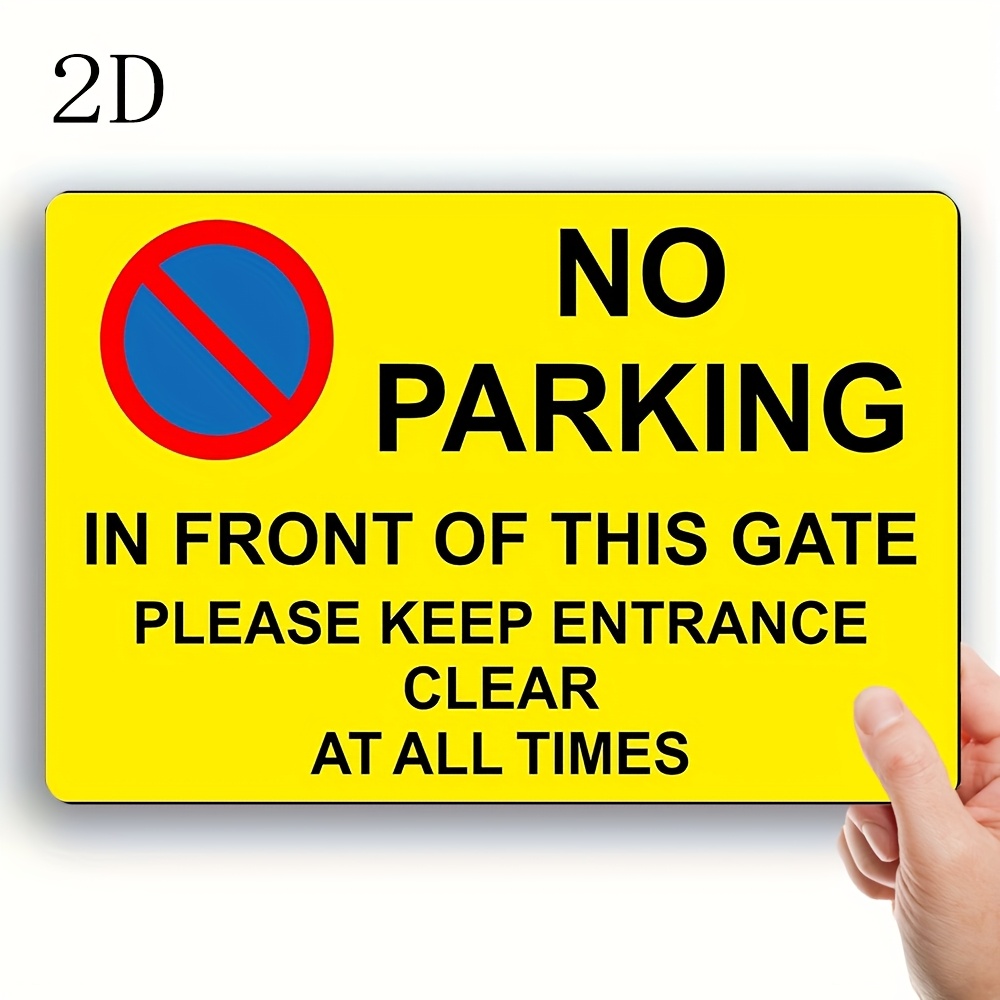 no parking sign sold on Temu United States