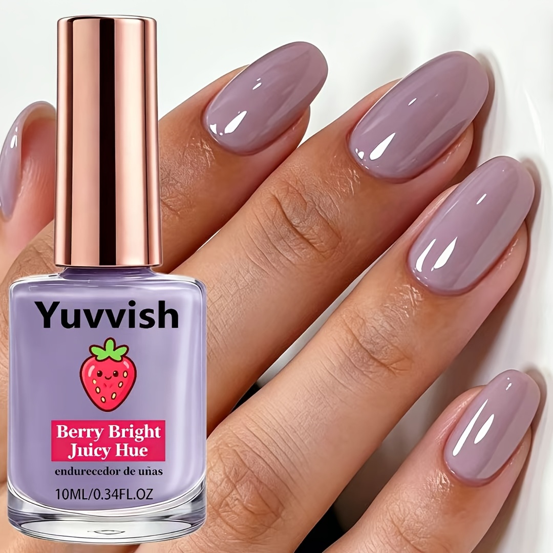 Grayish-purple Hardener 10ml Pearlescent , High Glossy End, Long-lasting And Non-fading, Quick-dry No Baking, Easy To Apply, Versatile For Tones, Home, Beginner-friendly, Salon-quality Daily Versatile