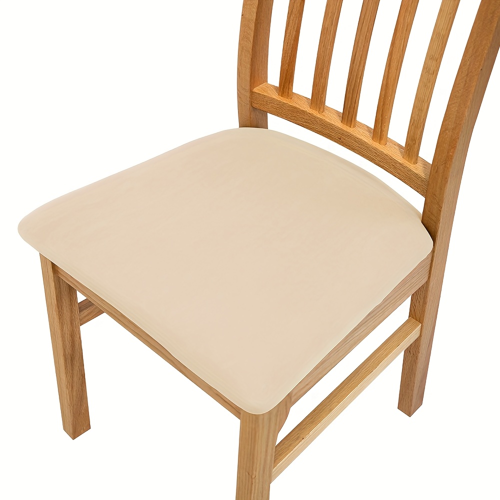1pc Milk Durable And Stylish Chair Cushion Cover For Kitchen And Dining Chairs - Protects And Enhances Seat