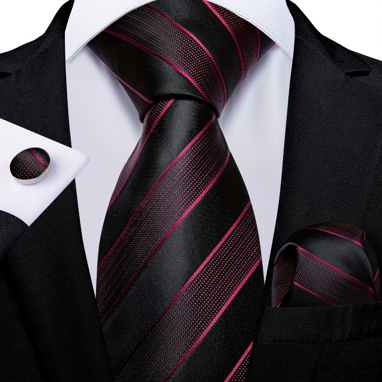 Image of Gentleman Exquisite 3pcs Tie Set, Fashion Item For Business, Events & Wedding