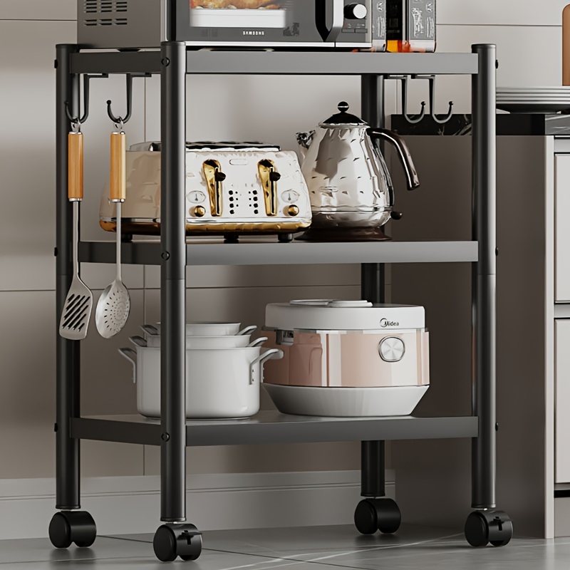 Scaffale Spezie 3 Ripiani Acciaio Inox | Organizer Professionale Cucina
