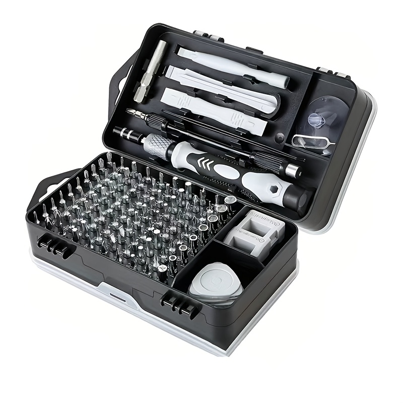 TEMU 117pcs Precision Screwdriver Ratchet Wrench Socket Set, Premium Material, Precision Screwdriver Set Suitable For Phones, Laptops, Watches,