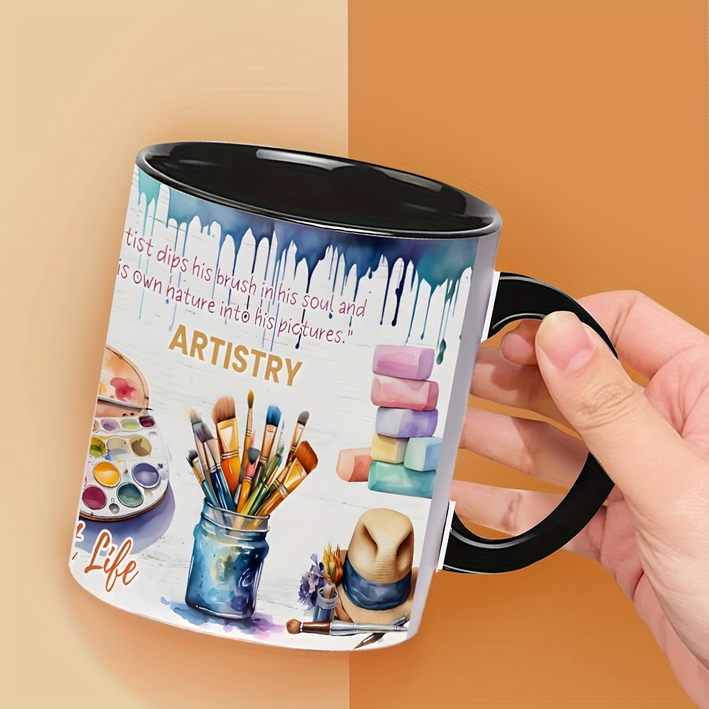 

Mug - For & , Dishwasher Safe, For Artists & | For Birthdays, Christmas,