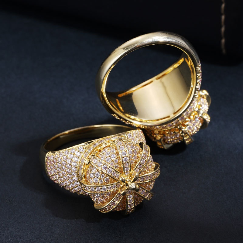 Men's Premium-Style Hip-Hop Crown Ring for Parties