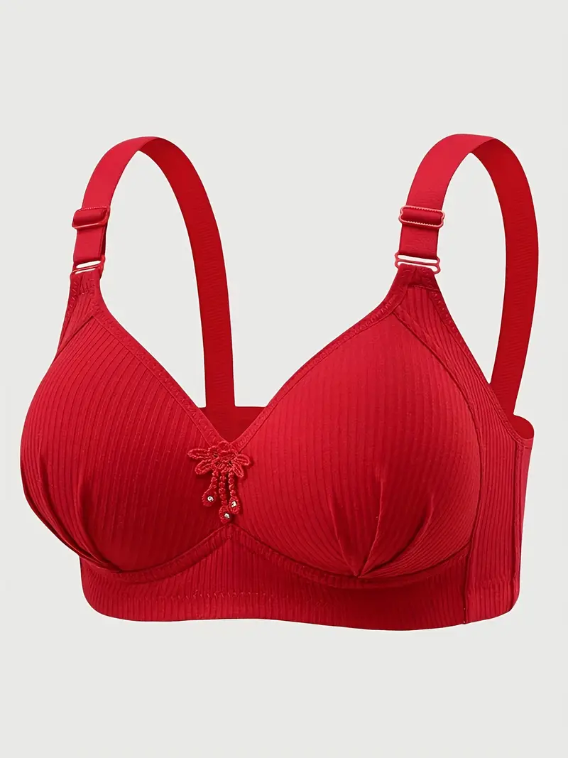 6 wireless bras for women with vertical and tassel details seamless and comfortable no detachable pads soft and breathable fabric in 6 colors black pink beige light green Product details 2