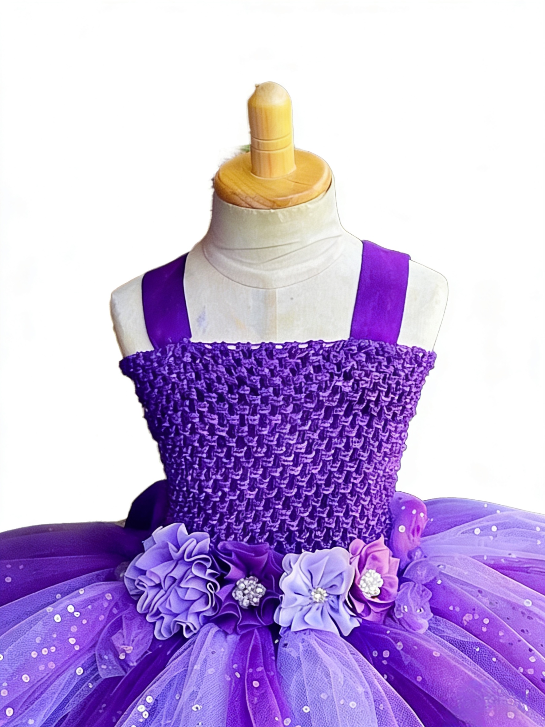 girls purple fairy dress sparkly flower fairy dress cute - Temu Bahrain