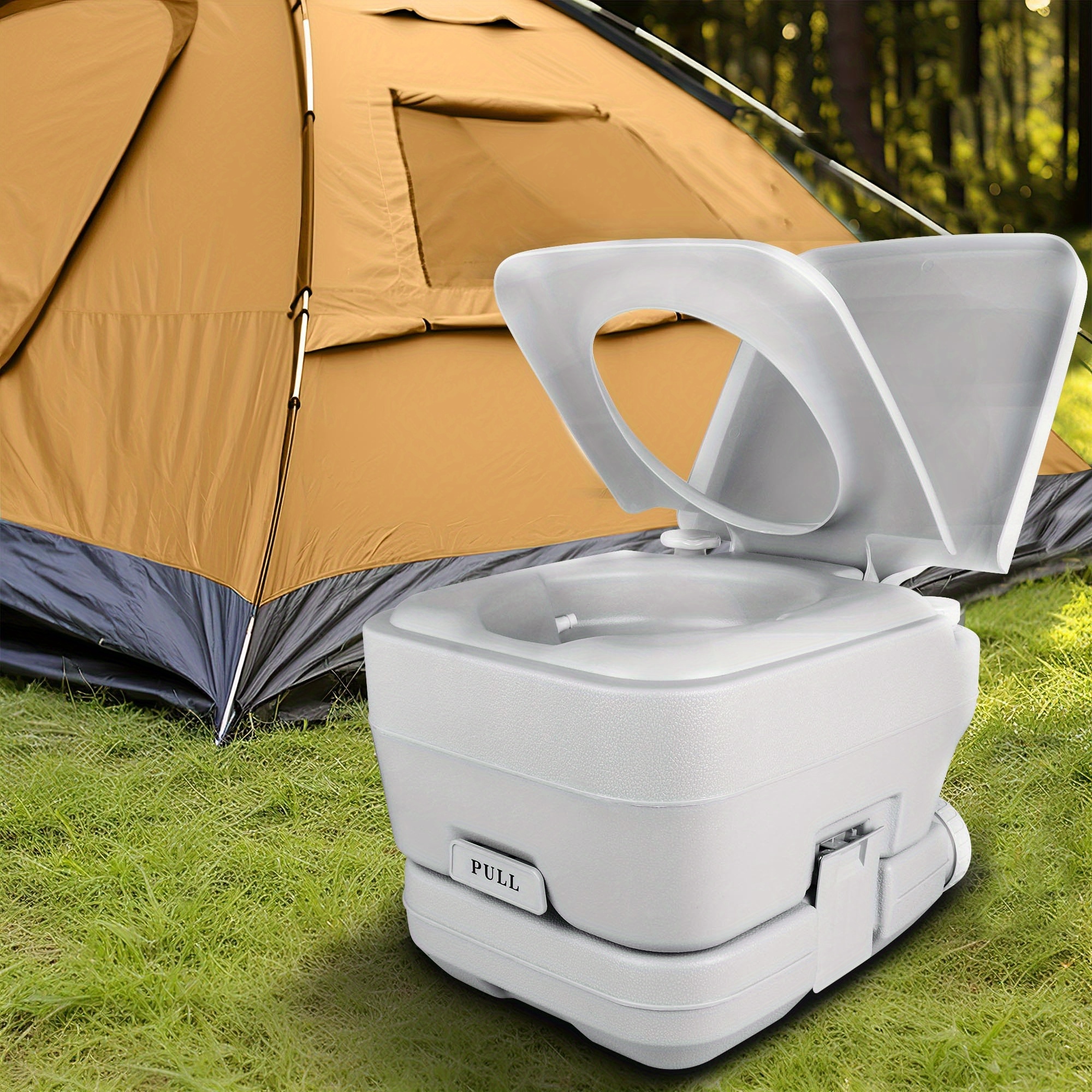 

Homlif Compact Portable Toilet For Camping, Hunting, Boating For Christmas Decor