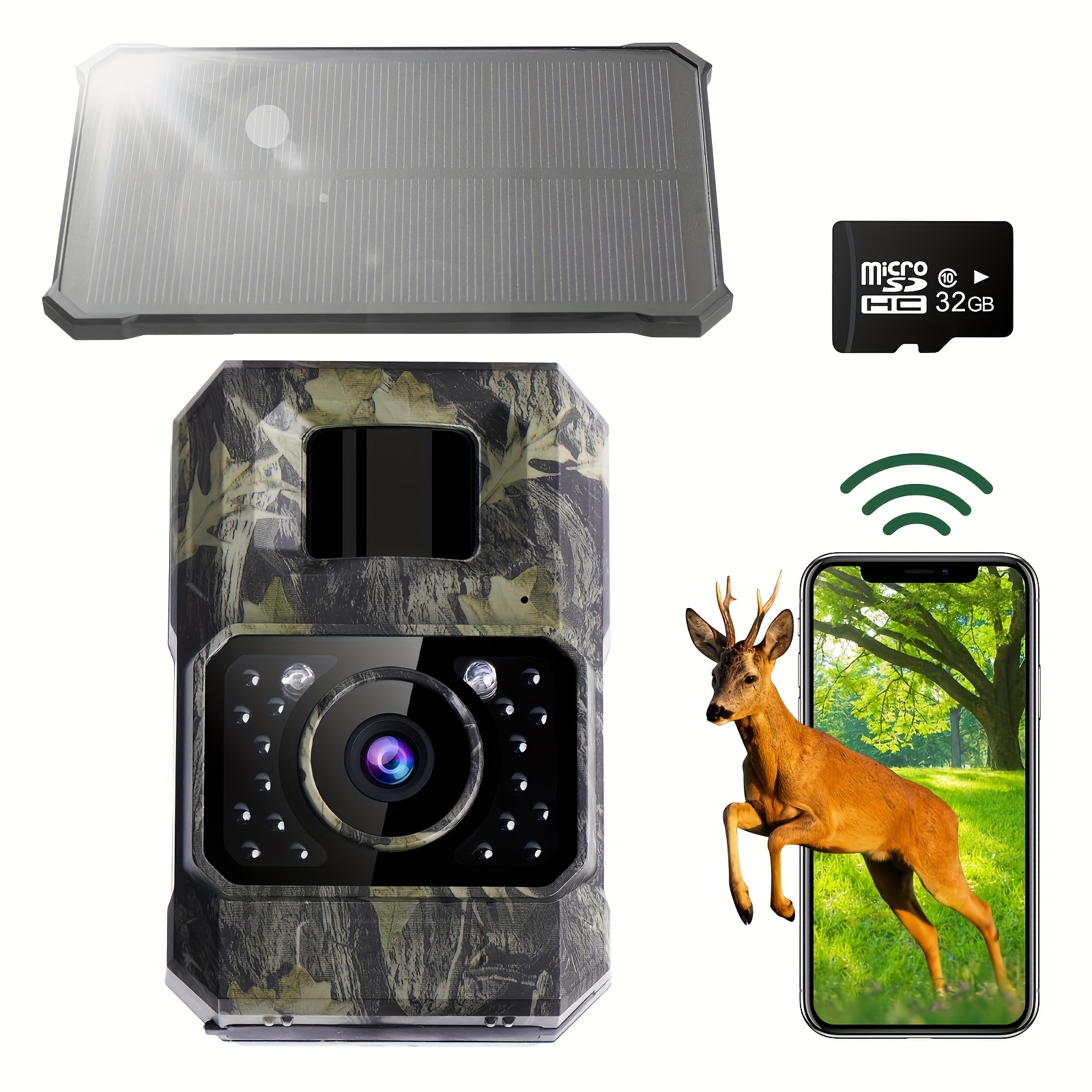 Waterproof Camera XTU Solar Trail Camera 32MP With WiFi