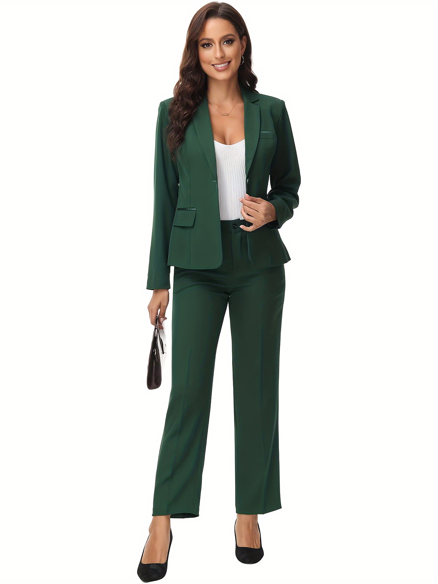 Women's Velvet Pants Black Piece Suit For Women, Tall Fit Blazer
