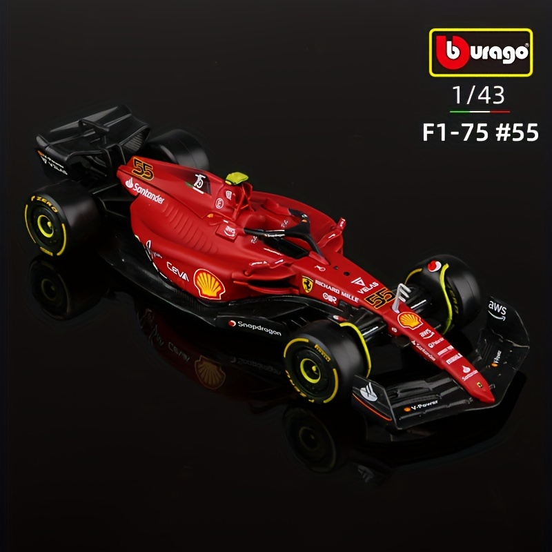 1:43 schaal Burago Ferrari F1-75