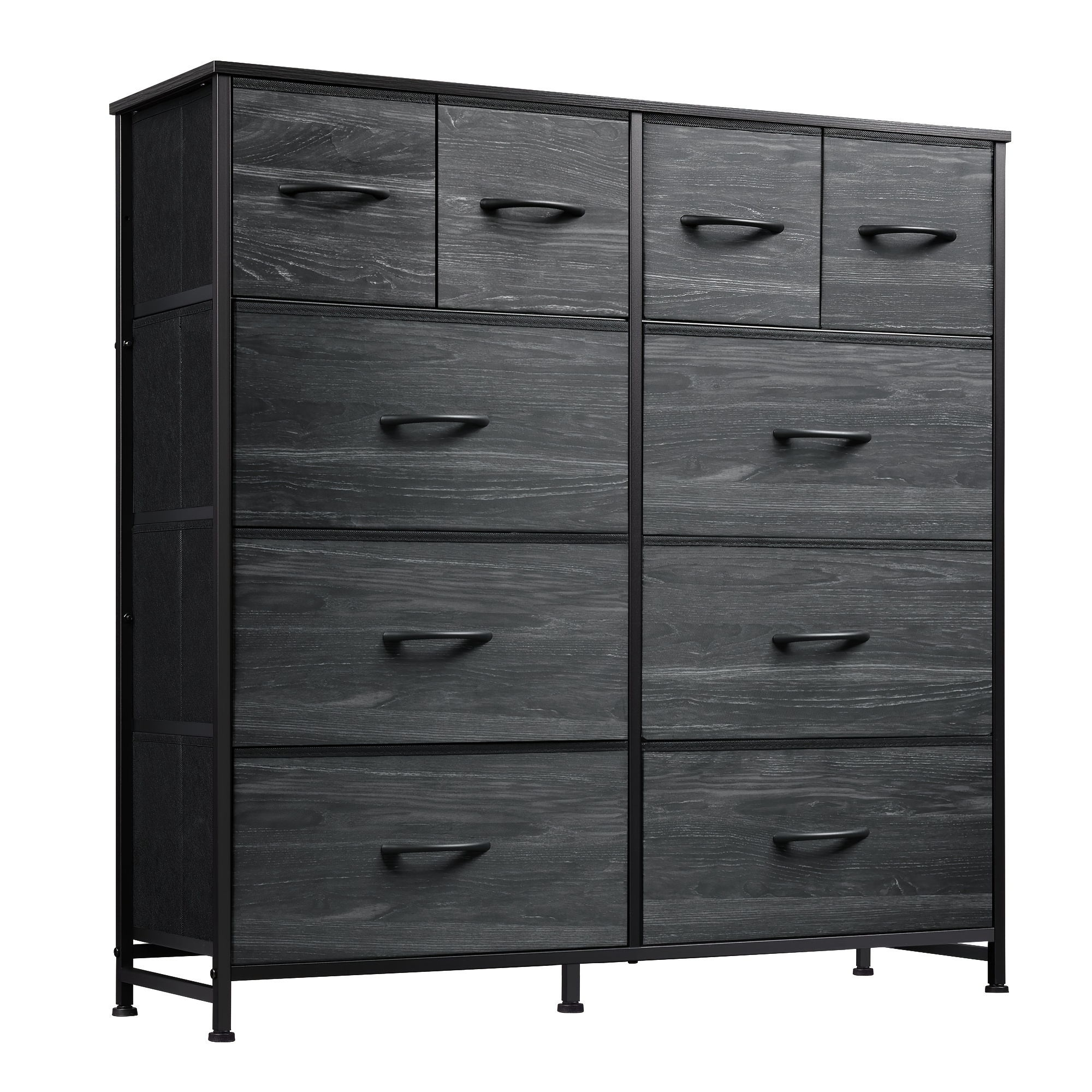 

Wlive Fabric Dresser For Bedroom, Storage Drawer Unit, Dresser With 10 Deep Drawers For Office, College Dorm