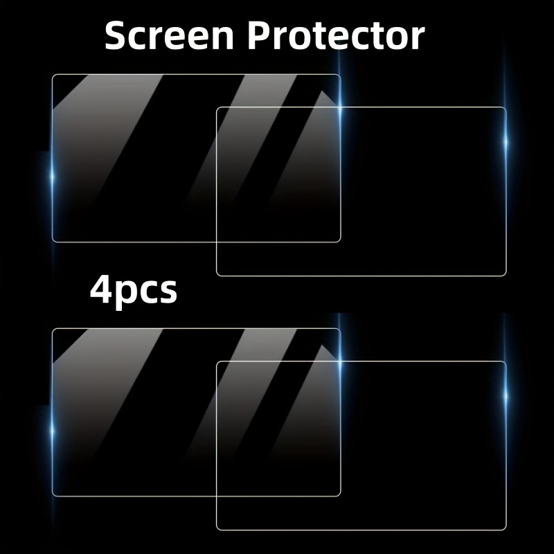 TEMU 4pcs For Panasonic -/zs99 Compact Digital Camera Protection Additions Lcd Screen Protector, 9h Hardness Tempered Glass Camera Screen Protector,