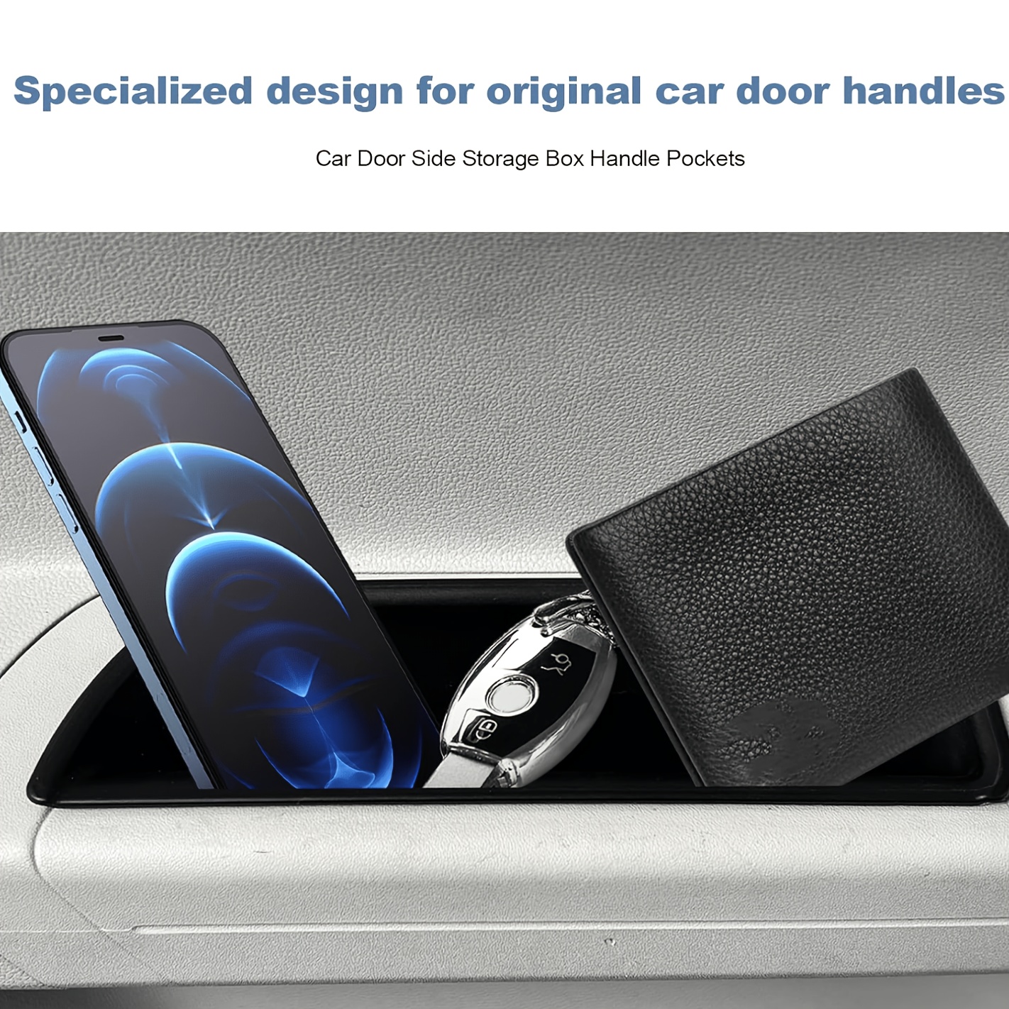 TEMU 2pcs For Up E-up For Citigo 2013-2022 2023 Car Door Storage Box Car Door Box Covers Storage Box E-up! Mii Electric Citigo-e Accessories
