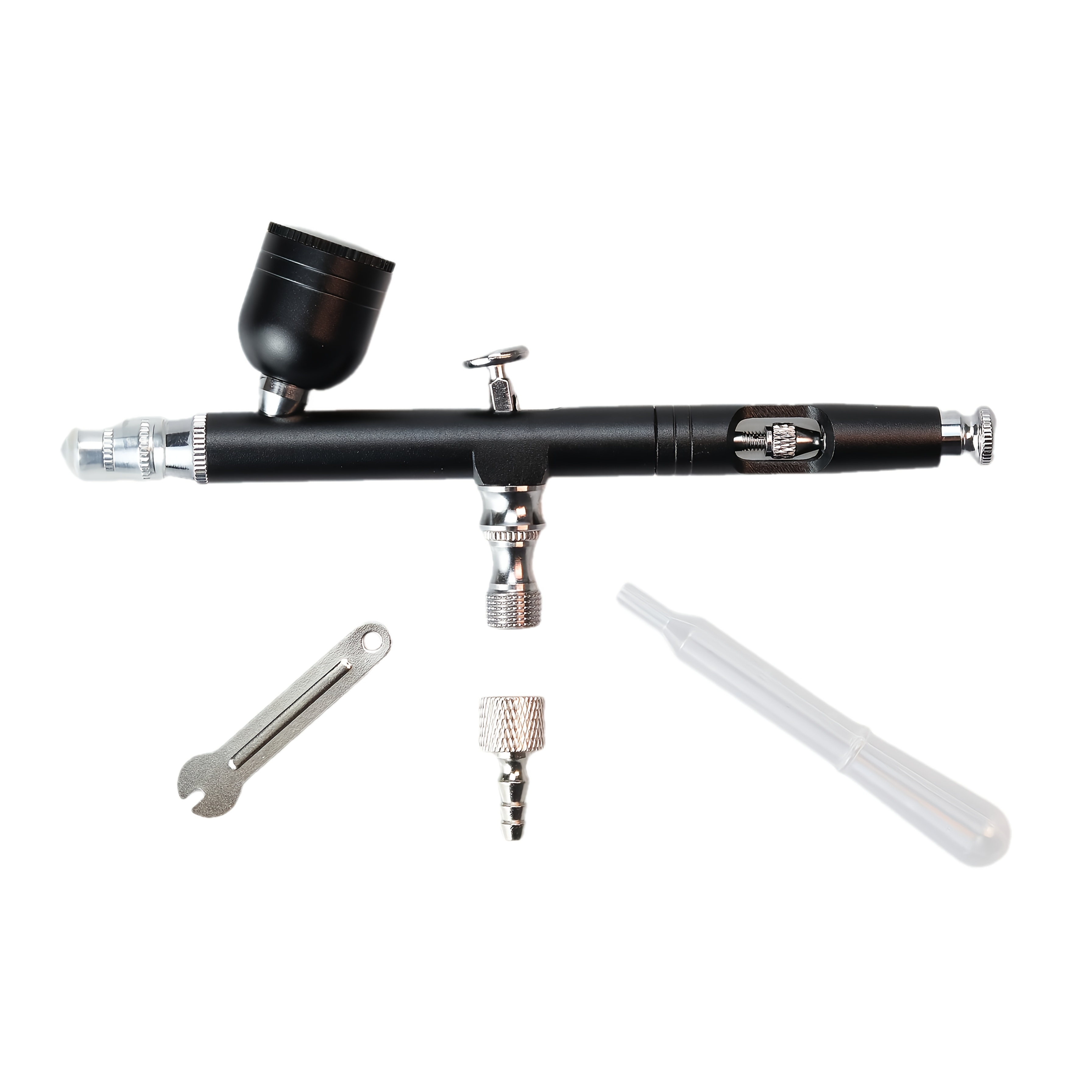 TEMU Aerografo a a gravit� con ugello da 0,3 mm, utilizzato per pittura di figure e modelli, nail art, , torte, tatuaggi e fai da te. accessori per