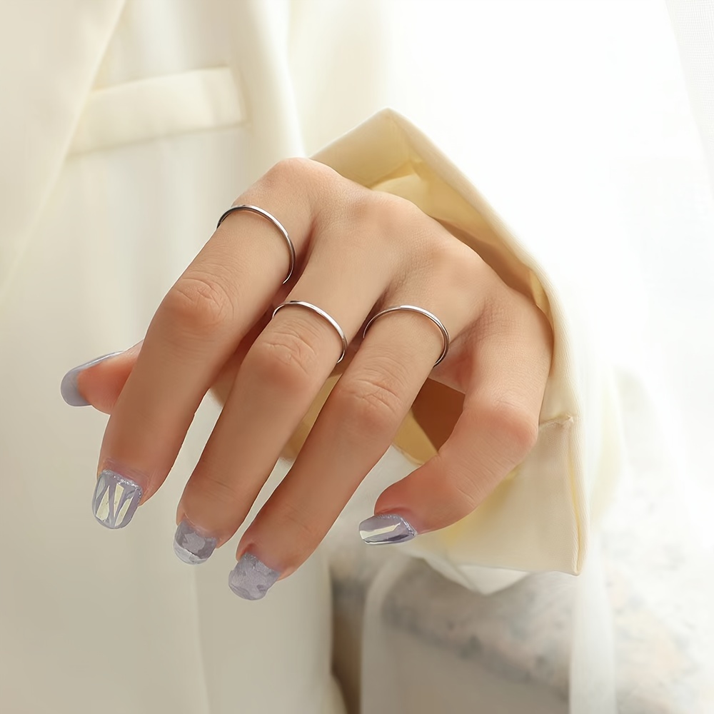 Everlastingly Titanium Steel Women'S Joint Ring