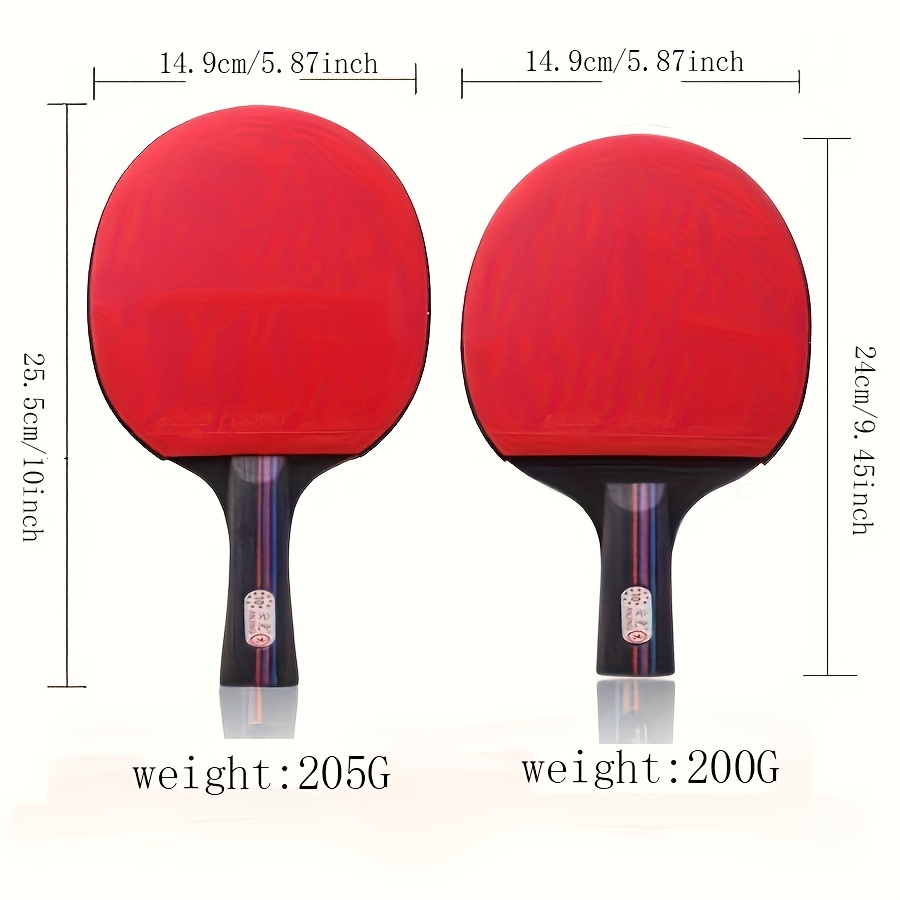 Carbon Table Tennis Racket Set for Competition