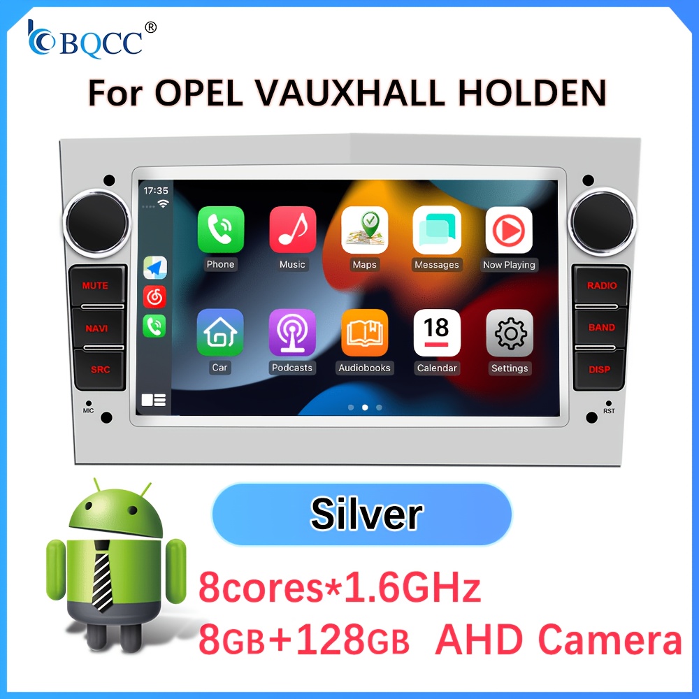 [bqcc]2din Car Stereo With & Auto, 4g Lte, Dsp, For H/j Vectra C/d Antara | Core, Up To 8+128gb