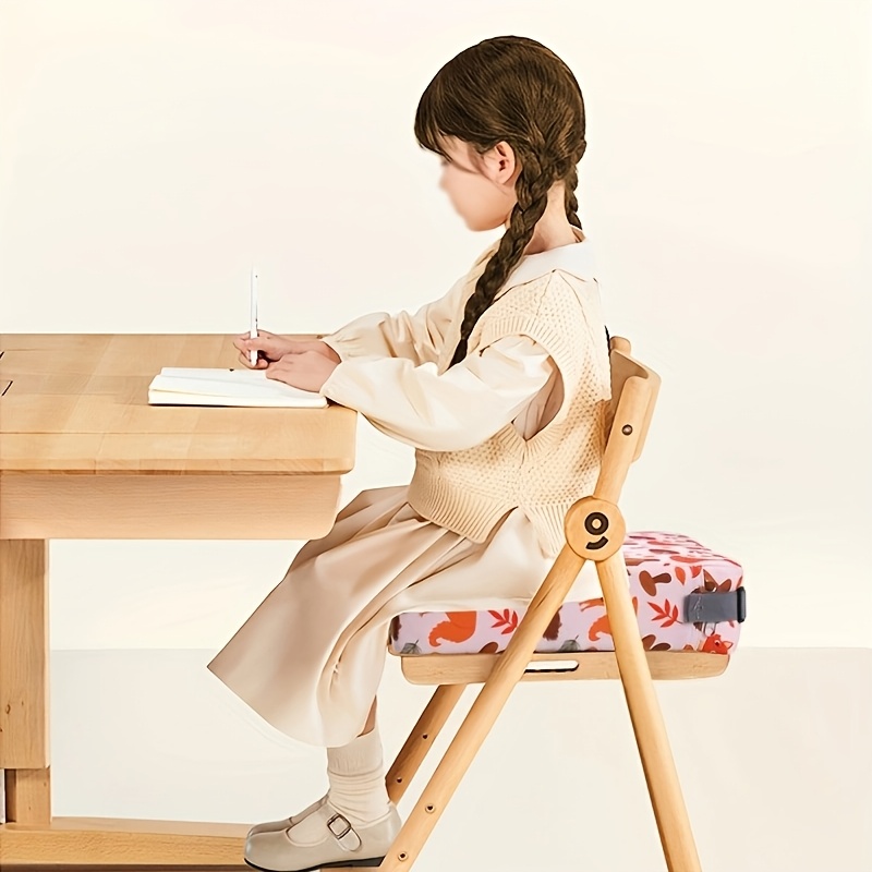 thickened and elevated seat cushion for childrens dining chairs suitable for elementary school students to eat and study baby seat pad 0