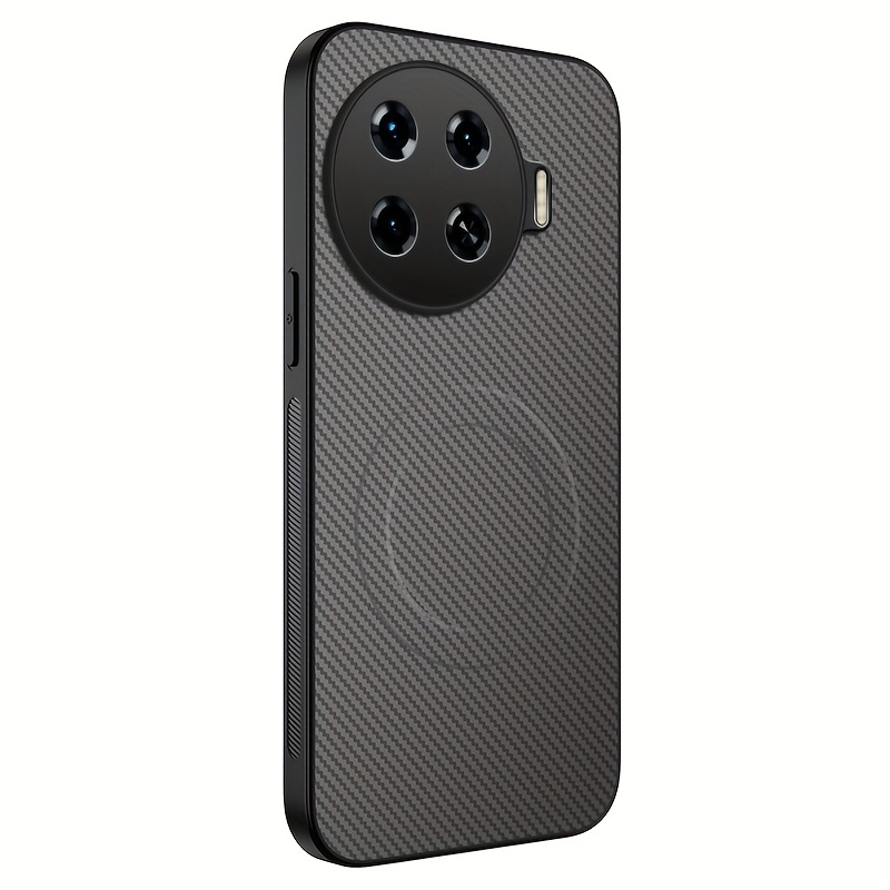 TEMU Compatible With Infinix Spark 20 Pro Plus, This Phone Case Features A Carbon Fiber Magnetic, Anti-slip, And Resistant To Fingerprints.