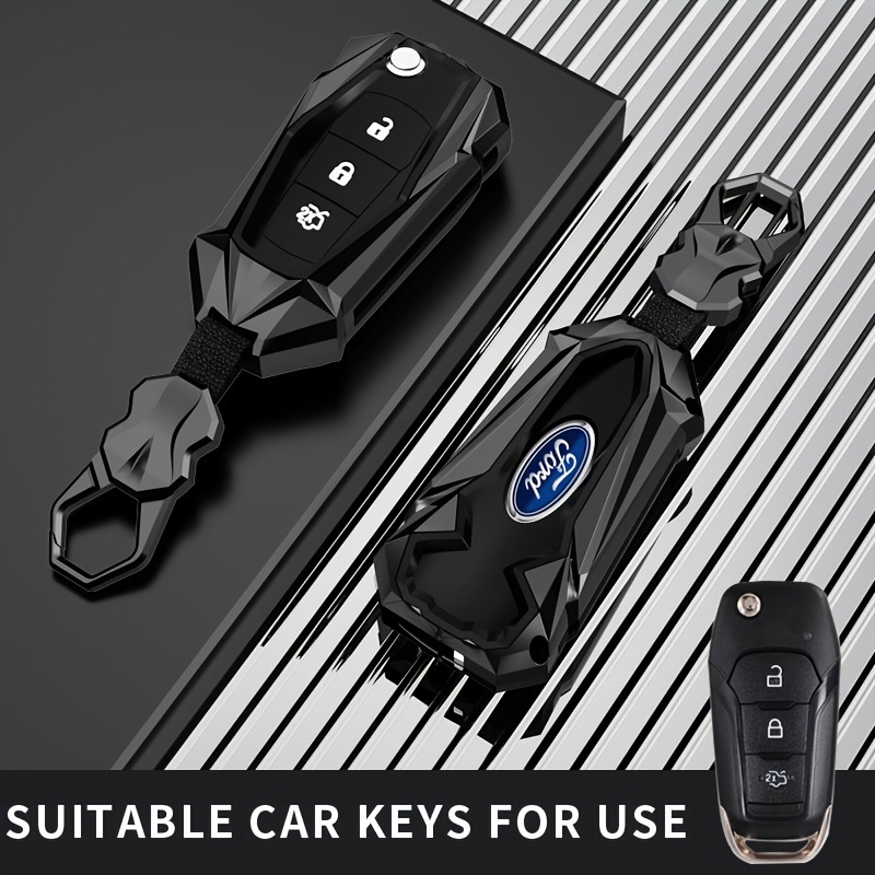 

Zinc Alloy Key Fob For Ford , Fiesta, & - Car Key Keychain Kit