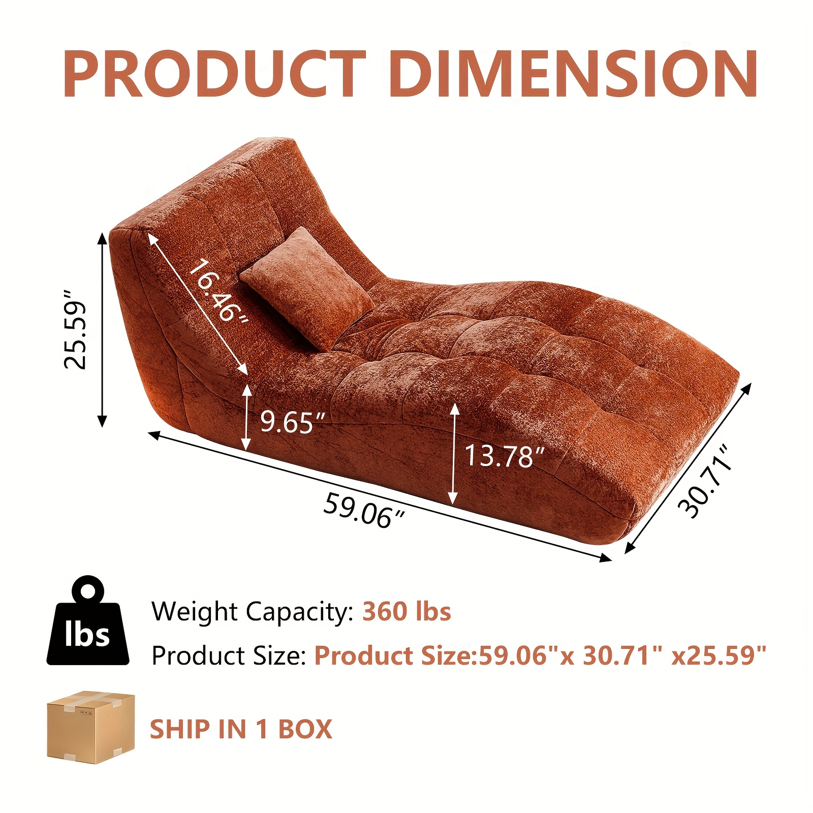 Single Sofa Seat, Yoga Sofa, Leisure Sofa, Armless Platform Sofa, Simple Lazy Sofa, Floor Standing Sofa Seat, Indoor Reading And Leisure Integrated Compression Sponge Sofa, No Assembly Required, Suitable for Living Rooms, Bedrooms And Offices