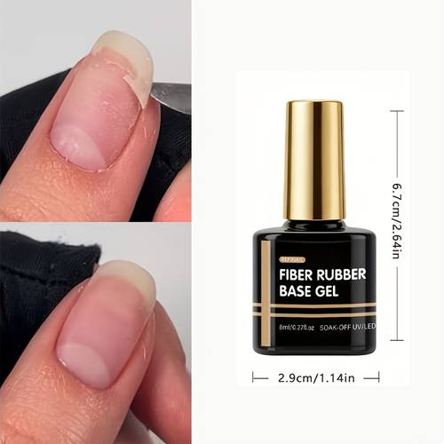 instant fiberglass nail gel builder gel used for cracked and fiber rubber nail and construction strengthening and extending nails easy application primer nail essential