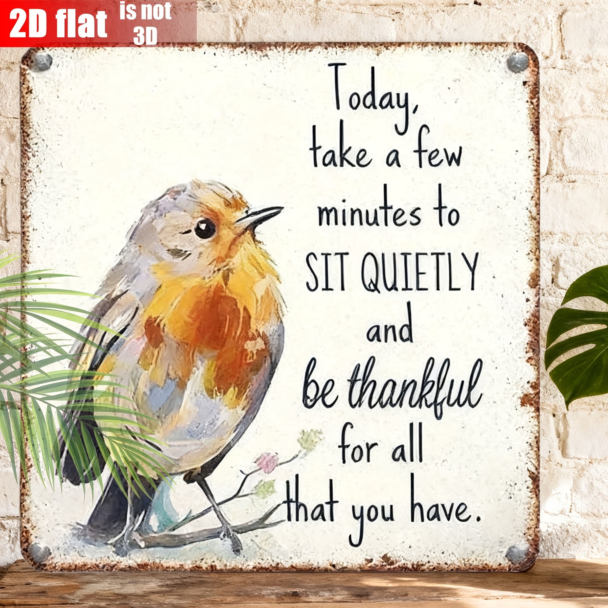 TEMU 2d Flat, 1pc Vintage Wooden Wall Decor, Message " And For What ", Suitable For Farmhouse, Porch, Living Room, And Garden Inspirational Wall