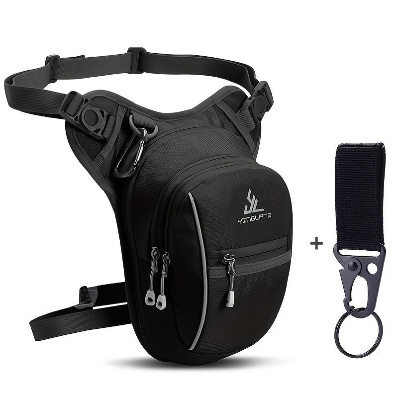 TEMU 2pcs Set: 1 Waist Bag   1 Hook (hook Color Random). Multi-functional, Stylish, And Portable Sports Outdoor Casual Waist Bag. Solid Color Small