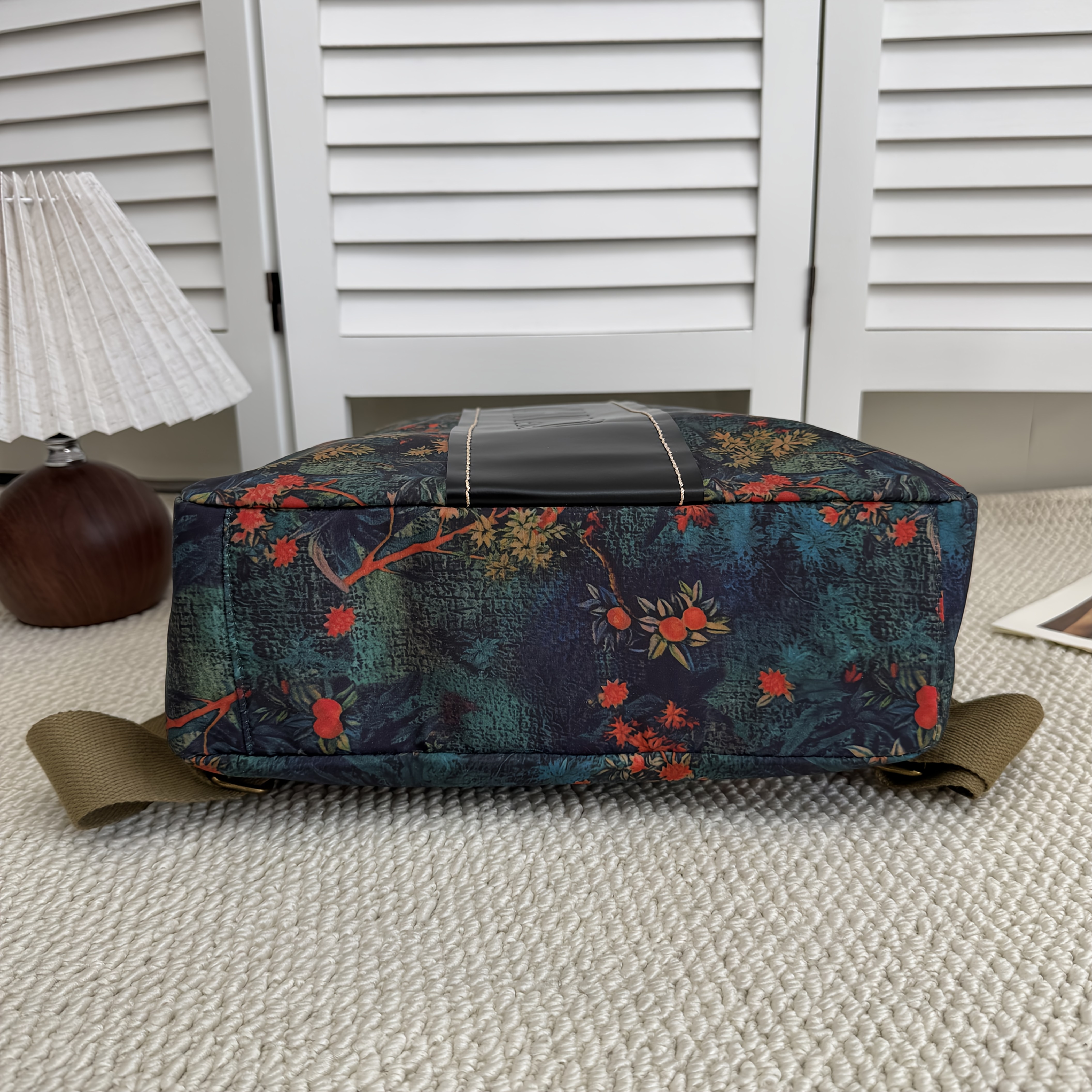 Mochila de mano retro de gran capacidad, versátil y de estilo étnico moderno para mujer y hombre, fácil de usar y a la moda
