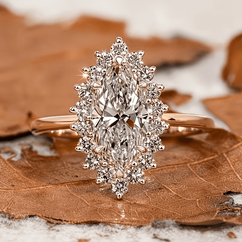 Elegant Bohemian Wedding Engagement Promise Ring