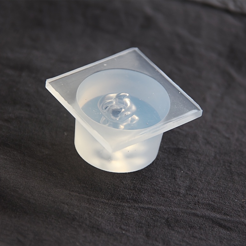 E-shop Niedliche Mini Bär Silikonform für handgemachte Bastelarbeiten, mit reflektierender Oberfläche für Harzguss