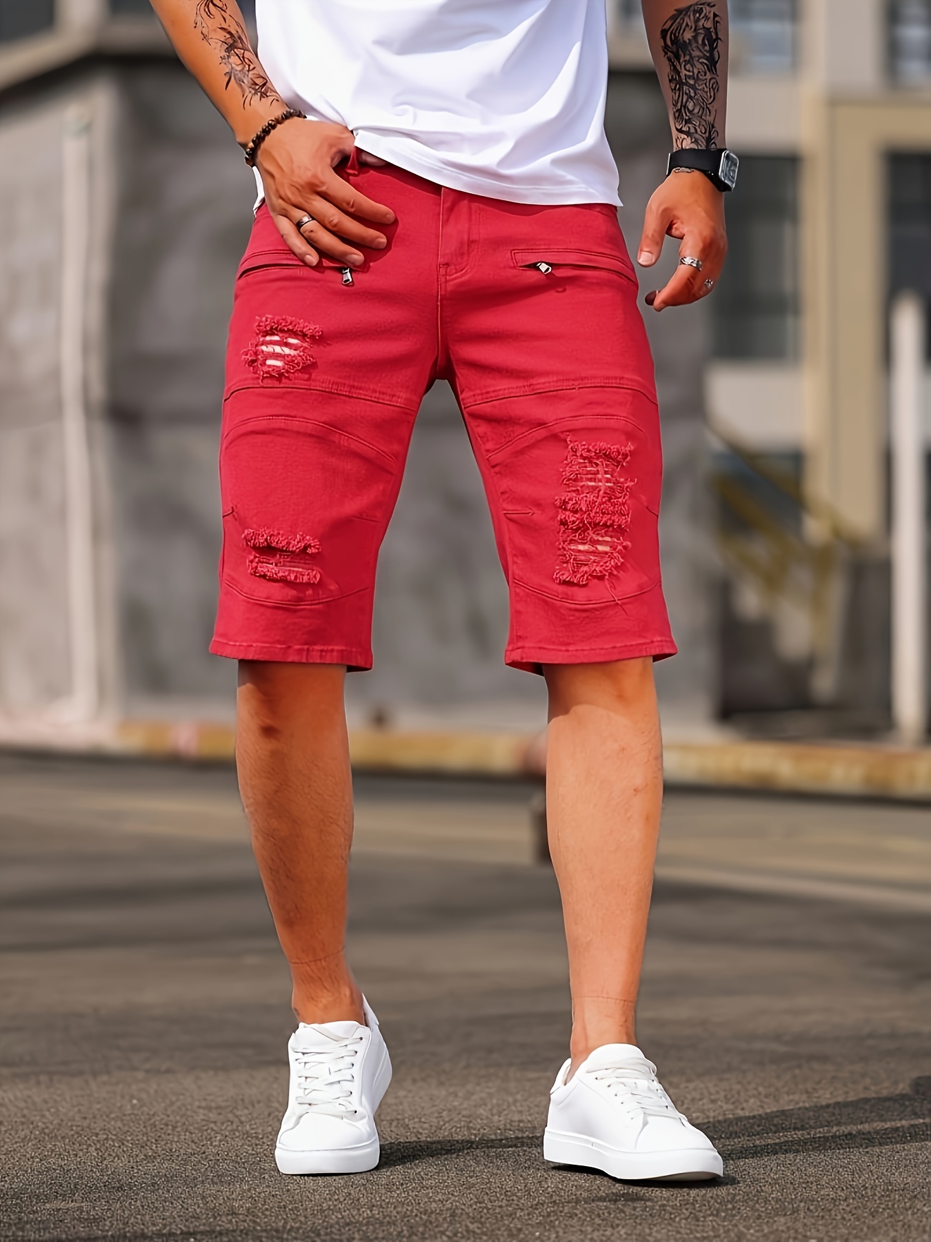 Bermudas Precio De Pantalones Bershka Hombre Bermuda Denim