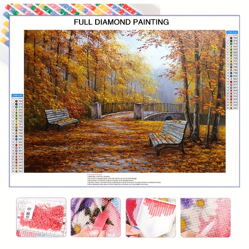 

Scenic Landscape 5d Diamond Painting Kit, 15.7x19.7in, Full Round Drill With Tools, Canvas Art For Beginners, Frameless Mosaic Wall Decor Craft