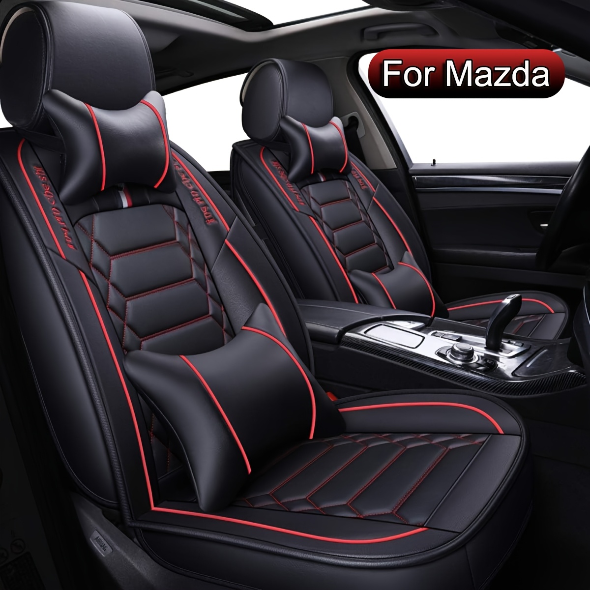 Car Seat Covers Full Set 5 Seat, Fit For 6, 3, 2, , , , , Waterproof Faux Leather Automotive Seat Covers For Cars, Universal Car Seat Covers Front Seats And Back, Adjustable Car Seat Protector