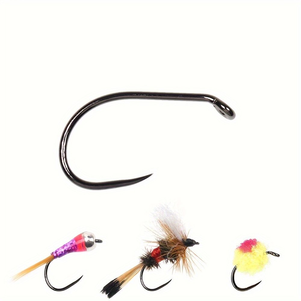 Carbon Steel Fly Tying Hooks Barbless Nymph Wet/egg Trout - Belgium